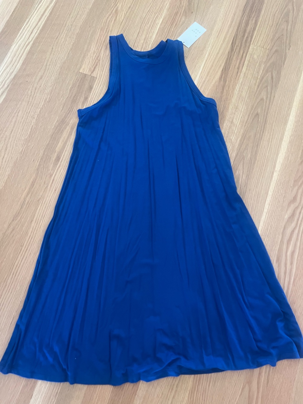 a new day Royal Blue Sleeveless Swing Dress